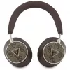 Guess 4G Triangle Logo Auriculares Bluetooth 5.4 On-Ear con ENC - Marrón