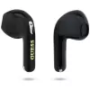 Guess Gold Line Triangle Auriculares Bluetooth TWS con estuche de carga (Negro)