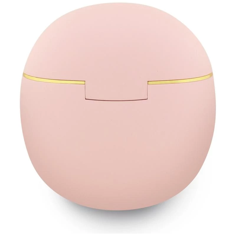 Guess Gold Line Triangle Auriculares Bluetooth True Wireless Stereo con estuche de carga (Rosa)