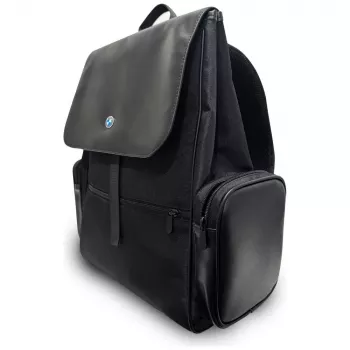 BMW Side Pockets Metal Logo Mochila para portátil de 15