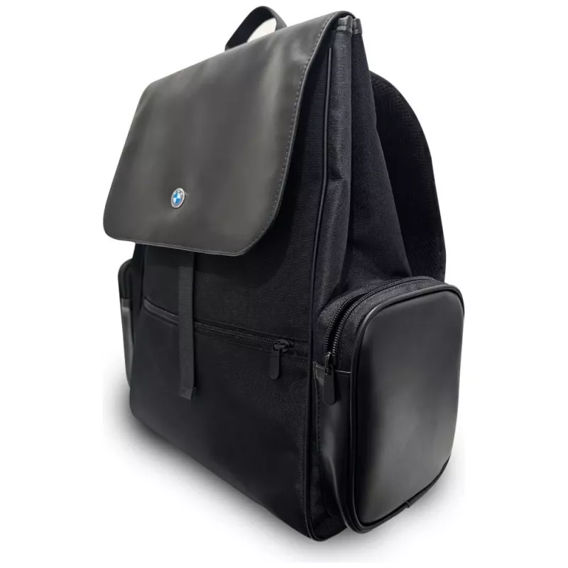BMW Side Pockets Metal Logo Mochila para portátil de 15