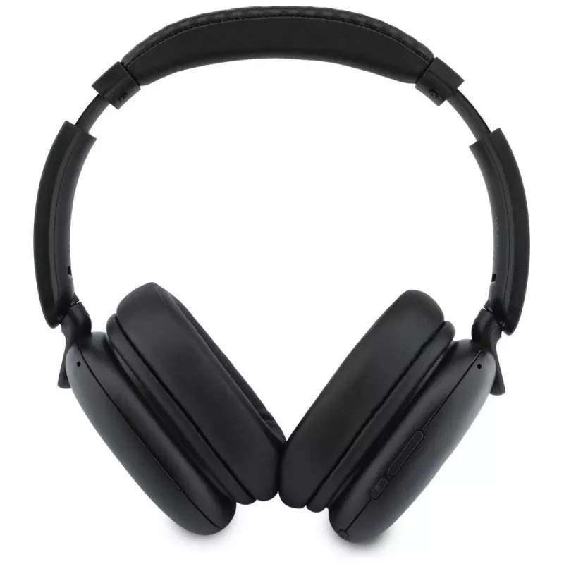 BMW Auriculares Bluetooth Over-Ear con logotipos impresos, Negro