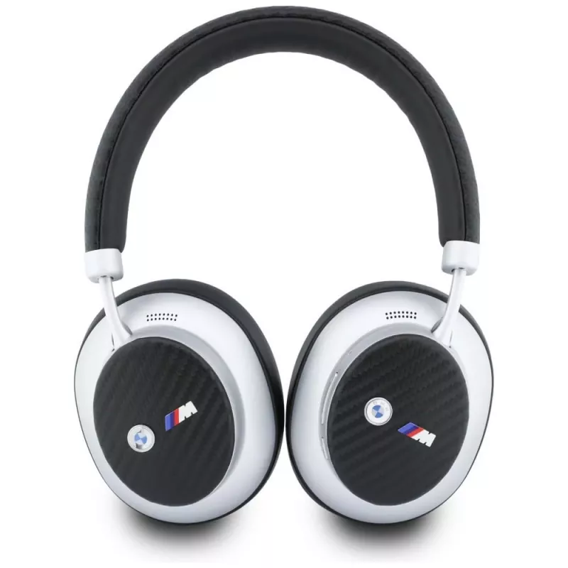 BMW M Carbon Metal Logo Auriculares Bluetooth ENC Over-Ear Plata