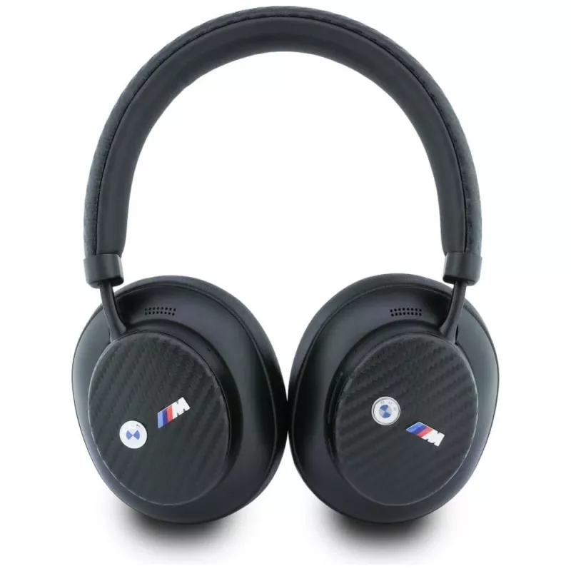 BMW M Carbon Metal Logo Auriculares Bluetooth ENC Over-Ear Negro