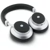 BMW Metal Logo MK Auriculares Bluetooth ENC Over-Ear Plata