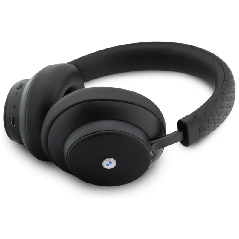 BMW Metal Logo MK Auriculares Bluetooth ENC Over-Ear Negro