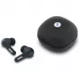 BMW LeatherMetal Logo Auriculares TWS Bluetooth 5.3 ENC Negro