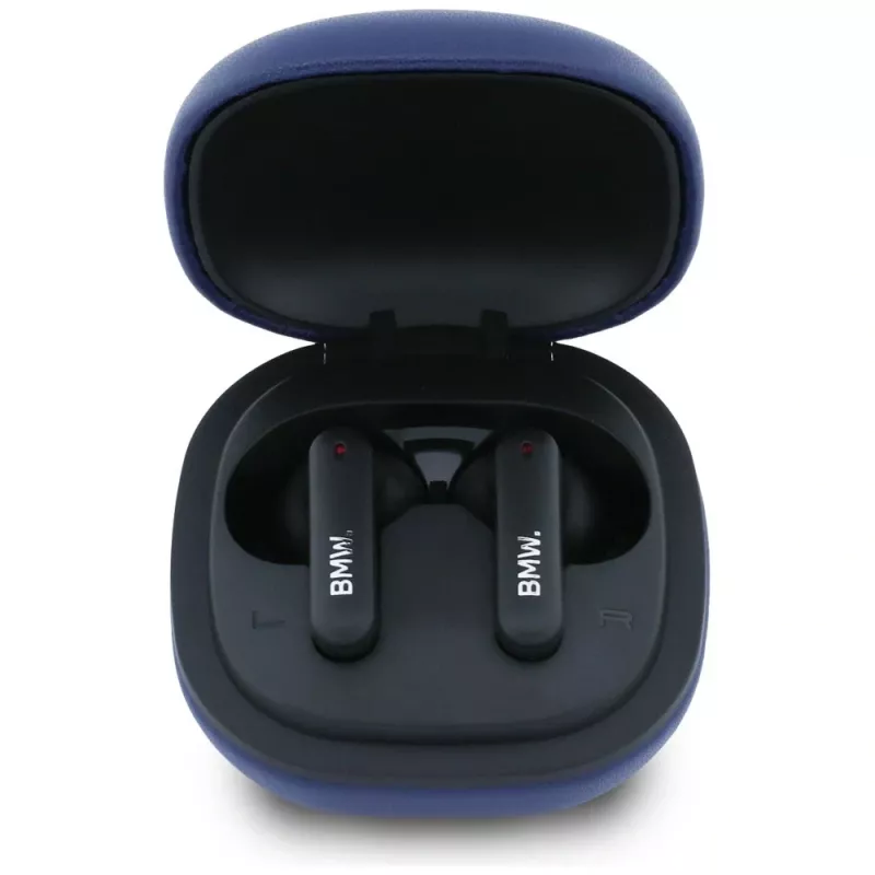 BMW LeatherMetal Logo ENC TWS Bluetooth auriculares azul marino
