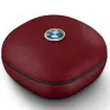 BMW Auriculares TWS Bluetooth Leather Metal Logo ENC Rojo