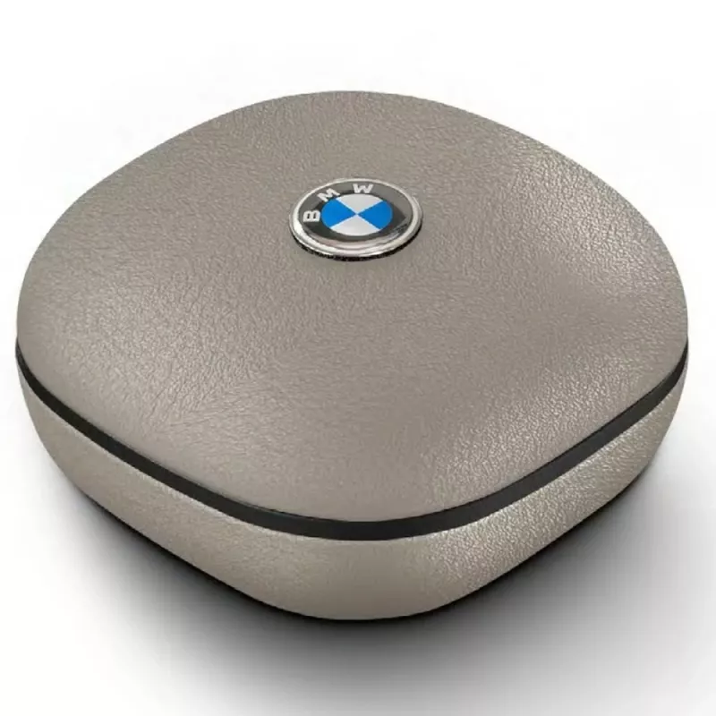 BMW LeatherMetal Logo Auriculares TWS Bluetooth con ENC, Taupe