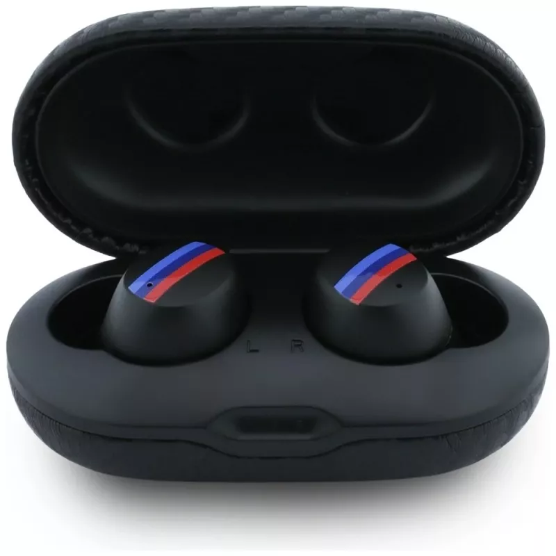 BMW Auriculares TWS Bluetooth Carbon Metal Logo ENC Negro