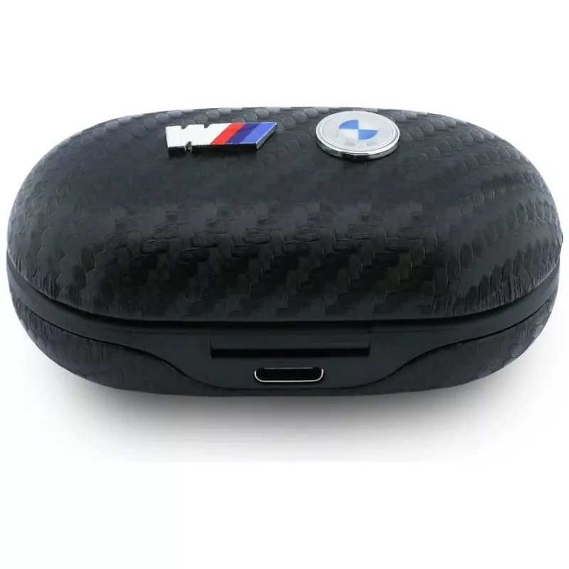 BMW Auriculares TWS Bluetooth Carbon Metal Logo ENC Negro