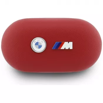 BMW M Metal Logo Auriculares TWS Bluetooth con ENC, Rojo