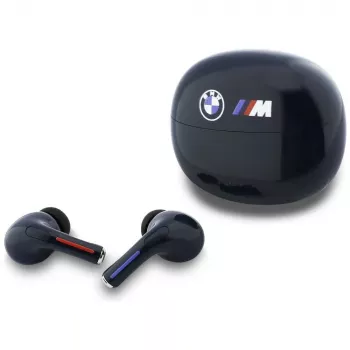 BMW Auriculares TWS Bluetooth Navy con logotipo impreso