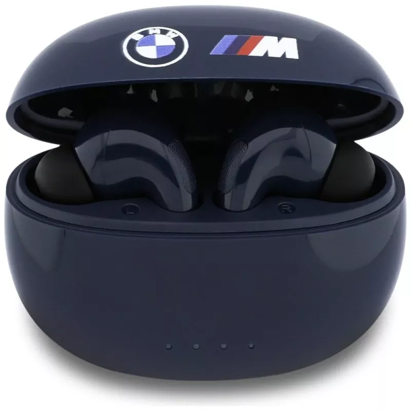 BMW Auriculares TWS Bluetooth Navy con logotipo impreso