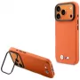 BMW M Metal Logo Funda MagSafe para iPhone 17 Pro Naranja