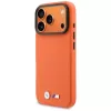 BMW M Metal Logo Funda MagSafe para iPhone 17 Pro Naranja