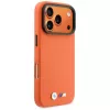 BMW M Metal Logo Funda MagSafe para iPhone 17 Pro Naranja