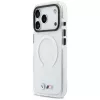 BMW M IML Shockproof Metal Logos Funda MagSafe para iPhone 17 Pro Transparente