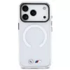 BMW M IML Shockproof Metal Logo Funda MagSafe para iPhone 17 Pro Max Transparente