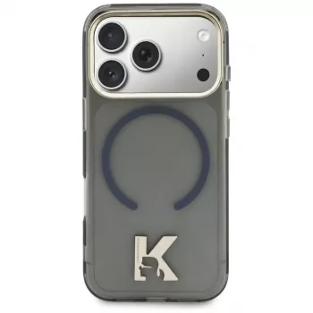 Karl Lagerfeld IML K Head Logo Funda MagSafe para iPhone 17 Negro