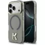 KARL LAGERFELD IML K Head Logo Funda MagSafe para iPhone 17 Pro, Negro
