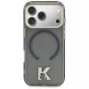 KARL LAGERFELD IML K Head Logo Funda MagSafe para iPhone 17 Pro, Negro