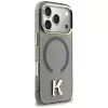 KARL LAGERFELD IML K Head Logo Funda MagSafe para iPhone 17 Pro, Negro