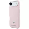 KARL LAGERFELD Karl & Choupette Head Pins Saffiano Funda MagSafe para Apple iPhone Air, Rosa