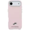 KARL LAGERFELD Karl & Choupette Head Pins Saffiano Funda MagSafe para Apple iPhone Air, Rosa