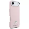 KARL LAGERFELD Karl & Choupette Head Pins Saffiano Funda MagSafe para Apple iPhone Air, Rosa