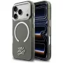 KARL LAGERFELD IML KL Script Logo Funda MagSafe para Apple iPhone 17 Pro, Negro