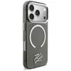 KARL LAGERFELD IML KL Script Logo Funda MagSafe para Apple iPhone 17 Pro, Negro