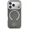 KARL LAGERFELD IML KL Script Logo Funda MagSafe para Apple iPhone 17 Pro Max, Negro