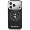 KARL LAGERFELD Point & Choupette Sketch Funda MagSafe para iPhone 17 Pro Max, negra