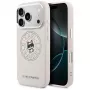 Karl Lagerfeld Point & Choupette Sketch Funda MagSafe para iPhone 17 Pro Max, rosa
