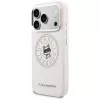 Karl Lagerfeld Point & Choupette Sketch Funda MagSafe para iPhone 17 Pro Max, rosa