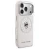 Karl Lagerfeld Point & Choupette Sketch Funda MagSafe para iPhone 17 Pro Max, rosa