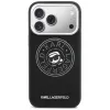 KARL LAGERFELD Point & Karl Sketch Funda MagSafe para iPhone 17 Pro, negra