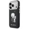 KARL LAGERFELD Karl & Choupette Back Logo Funda MagSafe para iPhone 17 Pro Max, negra