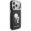 KARL LAGERFELD Karl & Choupette Back Logo Funda MagSafe para iPhone 17 Pro Max, negra