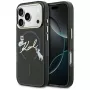 KARL LAGERFELD IML Choupettes KarlScript Logo Funda MagSafe para Apple iPhone 17 Pro, negra