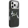 KARL LAGERFELD IML Choupettes KarlScript Logo Funda MagSafe para Apple iPhone 17 Pro, negra
