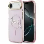 KARL LAGERFELD IML Choupettes KarlScript Logo Funda MagSafe para iPhone Air, rosa