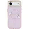 KARL LAGERFELD IML Choupettes KarlScript Logo Funda MagSafe para iPhone Air, rosa
