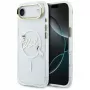 Karl Lagerfeld IML Choupettes KarlScript Logo Funda MagSafe para iPhone Air, transparente
