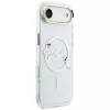 Karl Lagerfeld IML Choupettes KarlScript Logo Funda MagSafe para iPhone Air, transparente