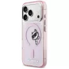 KARL LAGERFELD IML Peekaboo Funda MagSafe para Apple iPhone 17 Pro, rosa