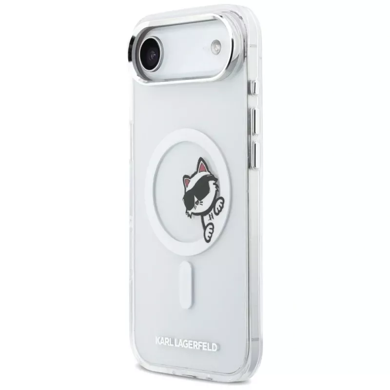 KARL LAGERFELD IML Peekaboo Funda MagSafe para iPhone Air, transparente