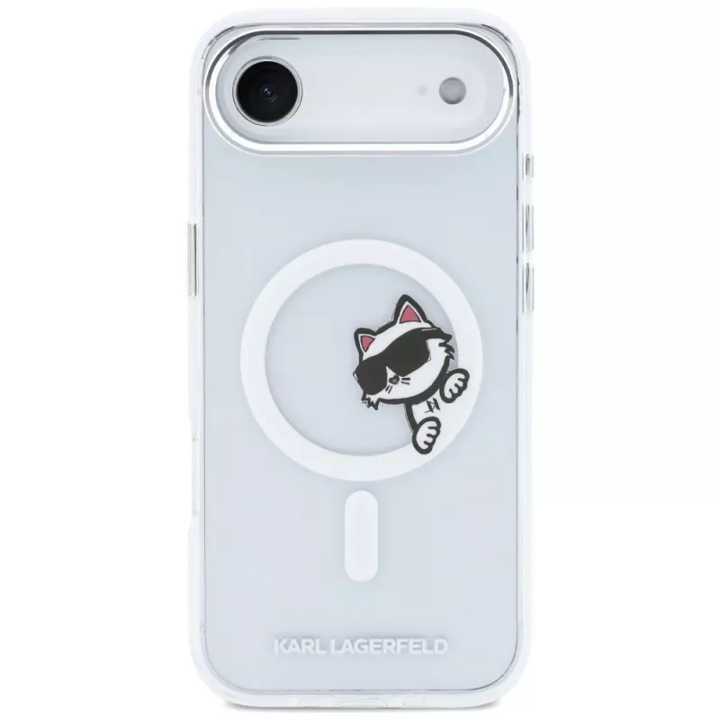 KARL LAGERFELD IML Peekaboo Funda MagSafe para iPhone Air, transparente